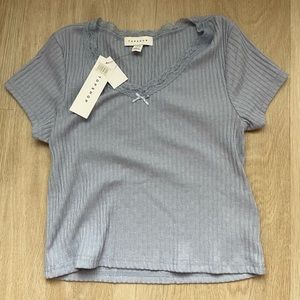 NWT top shop cropped tee shirt